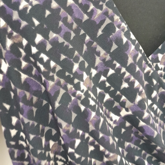 3/4 sleeve faux wrap style Jersey dress from COAST size 10 - Picture 6 of 9